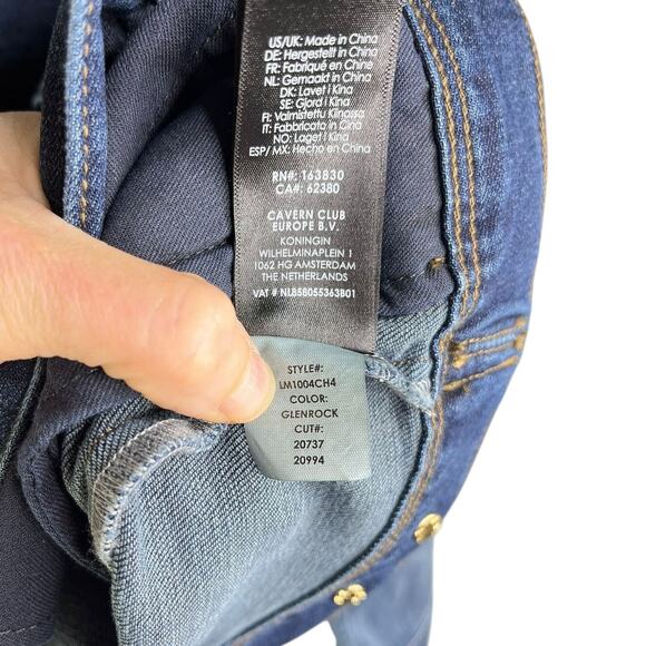 Liverpool Los‎ Angeles Classic Jean Jacket Wmns S Faded Distressed Blue Cotton - Picture 8 of 10